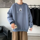 Y2299P38春秋季新款圆领卫衣男宽松套头衫港风休闲外套ins潮，男装卫衣，星座510A-1