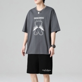 TZ3509短袖t恤男夏季薄款潮牌短裤休闲运动套装轻奢时尚感男士，男装休闲套装，星座510A-1