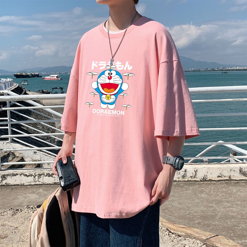 T3464P25男港风T恤落肩款宽松T恤克莱因蓝T圆领印花T恤正常配送中,男装T恤,星座510A-1