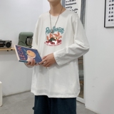 C2621P30男士长袖t恤春季潮牌薄款宽松潮流春装卫衣服春衣打底衫，男装T恤，星座510A-1