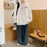 MD2819P55男2022秋季新款男士时尚圆领毛衣潮流百搭套头针织衫，男装针织衫/毛衣，星座510A-1