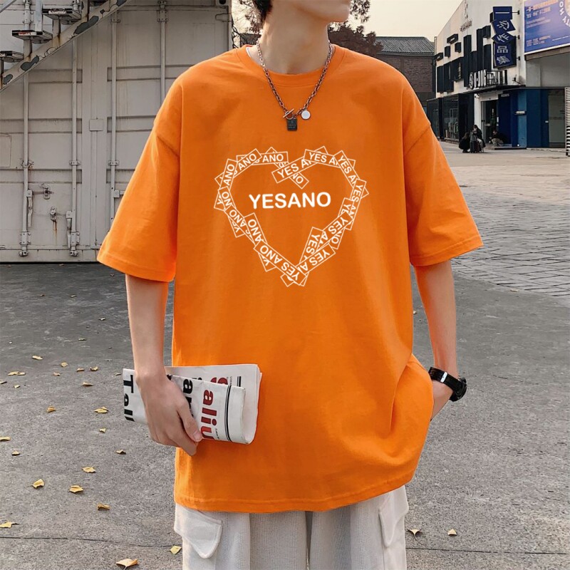 T3326P25男港风T恤落肩款宽松T恤克莱因蓝T 仓库一件起正常配送中图片
