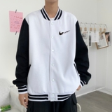 BQ3225P75港风潮牌休闲宽松夹克男潮胸前小标印花棒球服外套男，男装夹克，星座510A-1