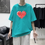 T1685P25港风100%棉2022新款短袖T恤男印花青春休闲，男装T恤，星座510A-1