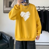 Y2610P38春秋季新款圆领卫衣男宽松套头衫港风休闲外套ins潮，男装卫衣，星座510A-1