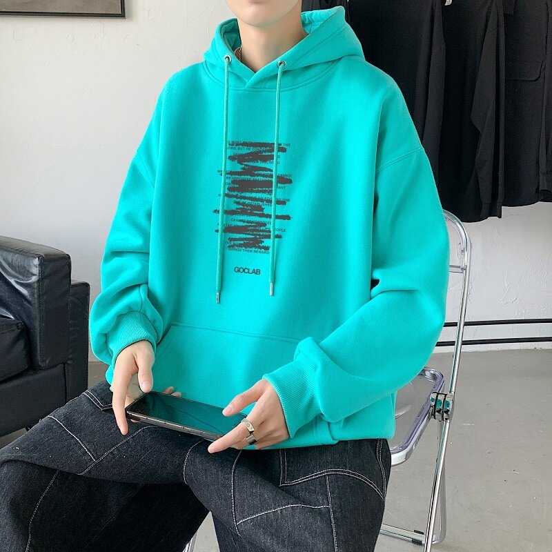 LD5672P38男女2023秋季新款男装时尚oversize长袖上衣男士潮卫衣,男装卫衣,星座510A-1