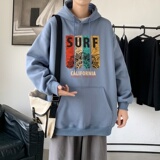 L2878P48秋季上新休闲连帽百搭韩潮外套卫衣男情侣装连帽卫衣，男装卫衣，星座510A-1