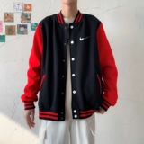 BQ3225P75港风潮牌休闲宽松夹克男潮胸前小标印花棒球服外套男，男装夹克，星座510A-1