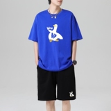 TZ3885男夏季薄款潮牌短裤休闲运动套装轻奢时尚感男士短袖t恤，男装休闲套装，星座510A-1