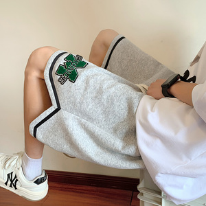DK6966P35红地板 华棉短裤篮球大码宽松户外时尚休闲夏季短裤男图片