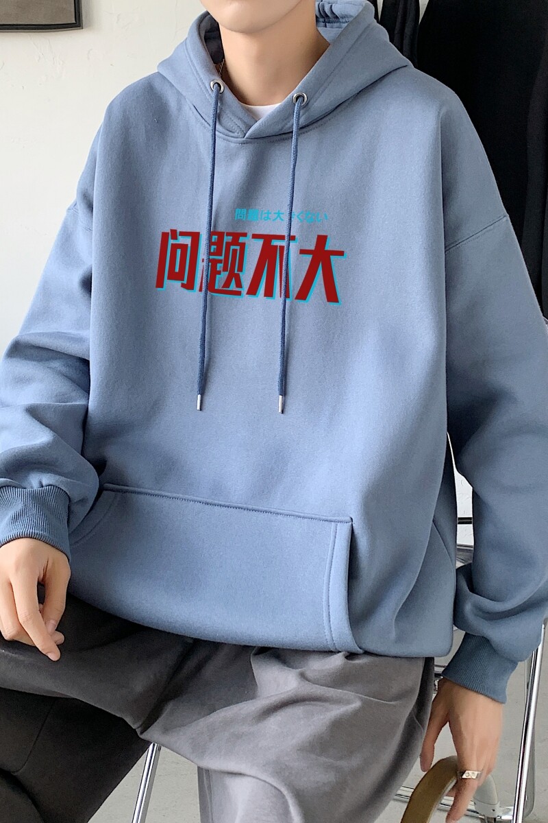 L2465P48新款2022秋冬连帽卫衣男大码运动帽衫宽松薄外套卫衣,男装卫衣,星座510A-1