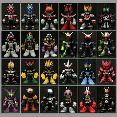 假面骑士q版摆件盒蛋kuugadecade