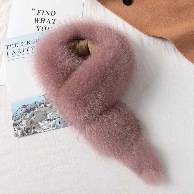 狐狸毛围脖新款百搭皮草围巾