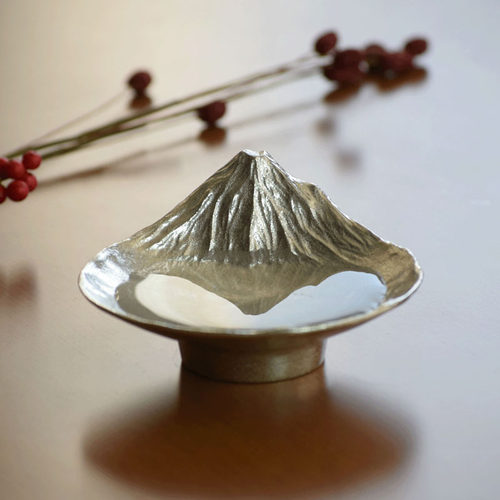 银雅堂纯锡制啤酒杯富士山酒具