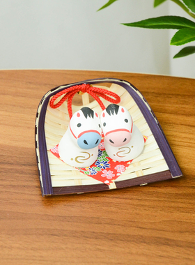 日本大门屋2026马年和纸摆件