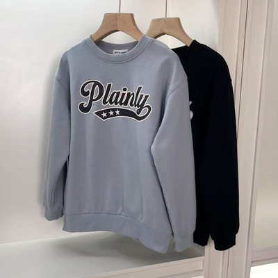 6114男女童长袖卫衣春秋毛圈上衣 大童 120-160cm