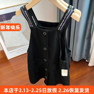 227外贸女童背带裙春秋夏季薄款裙子120-160cm