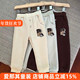 秋冬加绒保暖裤 运动裤 休闲裤 6130男女童长裤 130