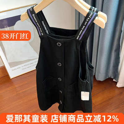 227外贸女童背带裙春秋夏季薄款裙子120-160cm