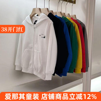 6021男女童长袖卫衣秋冬连帽外套上衣110-160cm 特价！