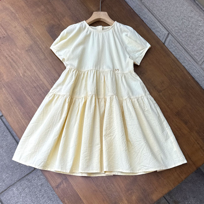 女童短袖连衣裙夏季棉布裙柔软图片