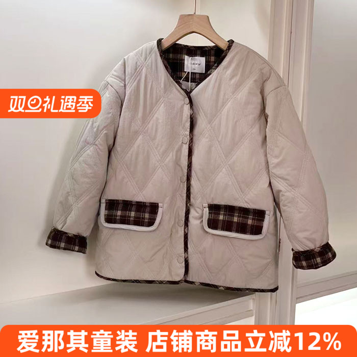 女童棉衣冬季保暖上衣防风外套