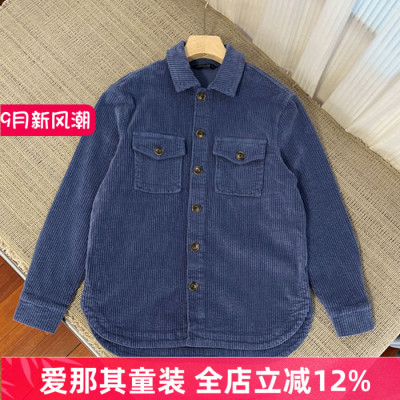 女款成人大童衬衫春秋冬季厚外套