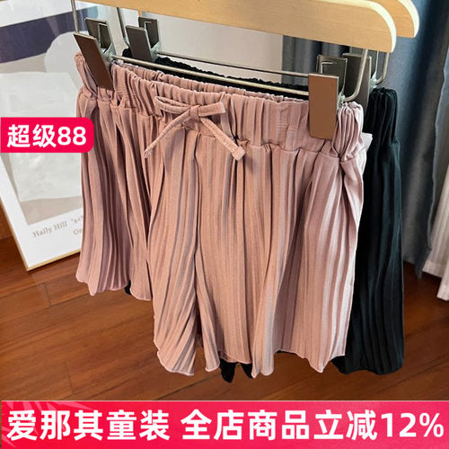 6130女童短裤夏季薄款五分裤裙裤120-150cm