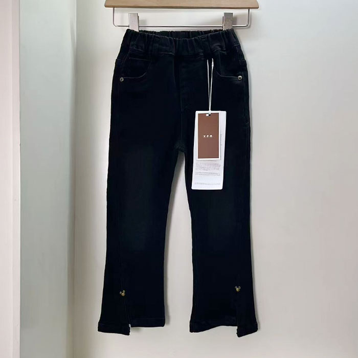 女童长裤牛仔裤春秋冬季弹力裤子