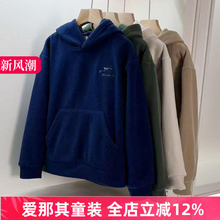 男女童长袖卫衣秋冬加绒上衣帽衫