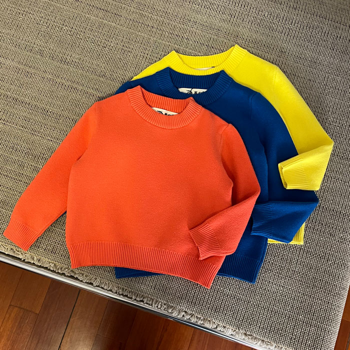 227男女童长袖针织衫春秋冬季毛衣上衣 特价！——偏小2码！