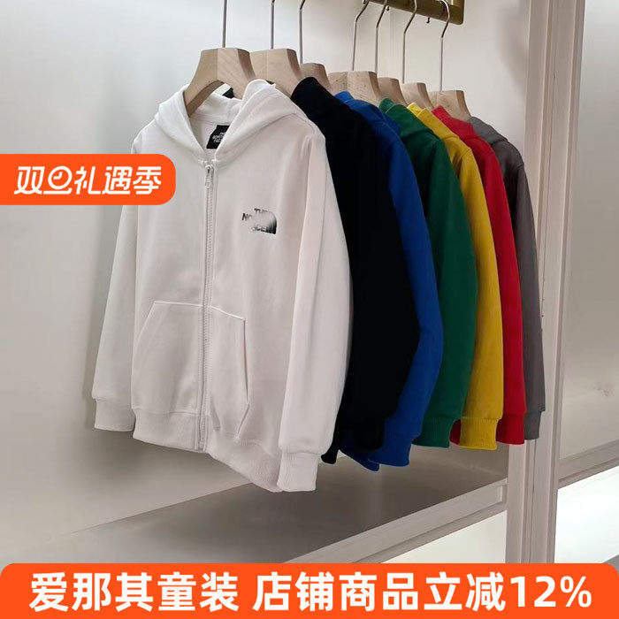 6023男女童长袖卫衣秋冬连帽外套上衣110-160cm 特价！