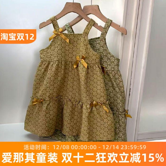 女童背带裙春秋连衣裙