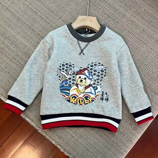 221男童长袖卫衣秋冬加绒上衣105-150cm