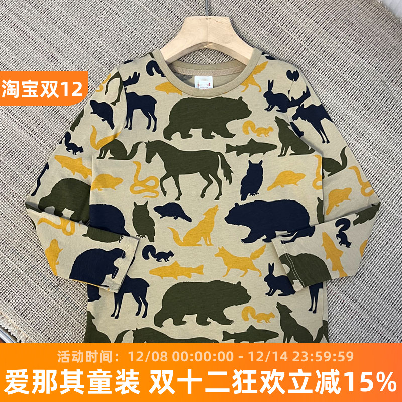 男女童长袖T恤衫春秋夏季打底衫