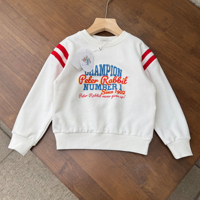 6152男女童长袖卫衣春秋毛圈上衣 微疵 特价！110-150cm