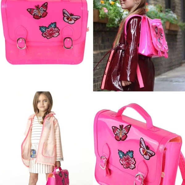 法单女童书包儿童双肩包手提包背包公主PU女孩包包