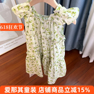 664女童无袖连衣裙夏季薄款棉布裙子110-150cm