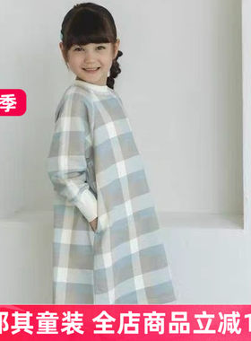 224日单女童长袖连衣裙秋冬加绒休闲裙子90-150cm