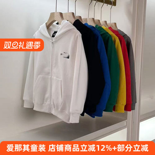 6021男女童长袖卫衣秋冬连帽外套上衣110-160cm 特价！