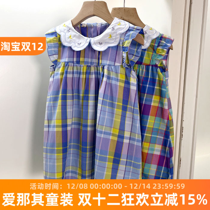 女童连衣裙夏季薄款棉布裙子