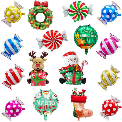 生日派对装饰布置儿童铝膜气球