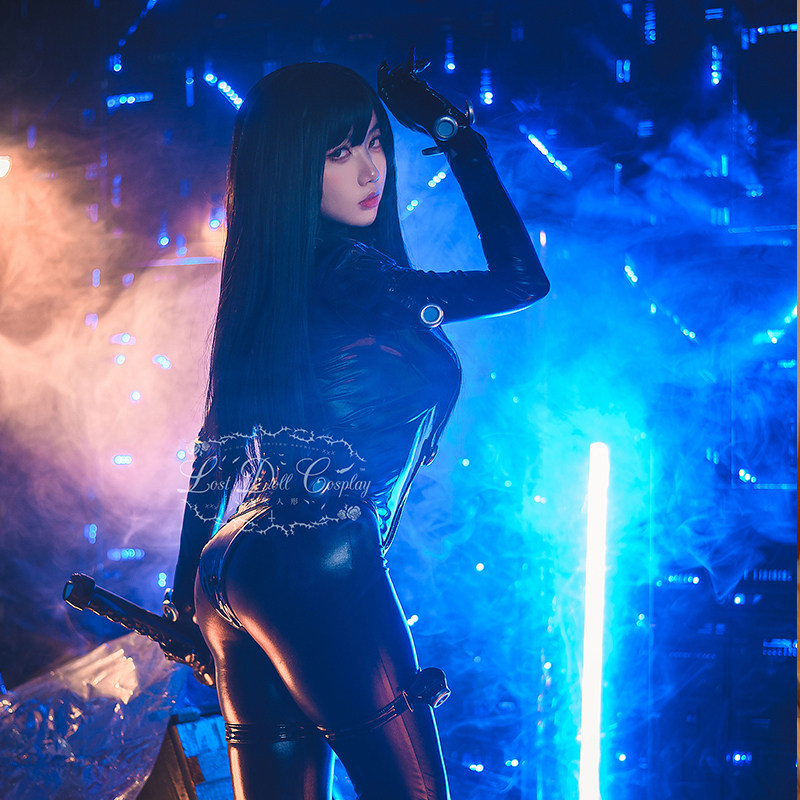 现货可两穿icos杀戮都市cos下平玲花icos山咲杏战斗服紧身衣gantz