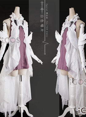 二团预售ICOS罪恶王冠楪祈cos服egoist白色唱片封面装cosplay