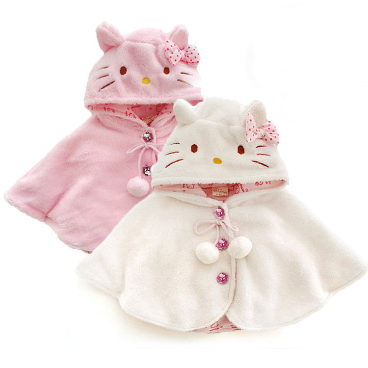 Cape pour fille en flanelle - Ref 2157727 Image 1