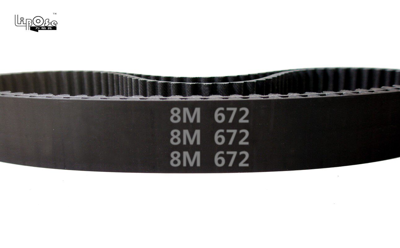 黑色橡胶夹玻纤材质齿形饱满