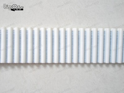 白色钢丝芯圆弧齿定做传送带