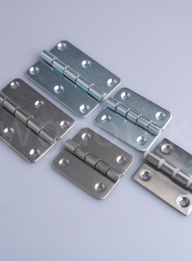CL099工业设备2寸304不锈钢50*44平开蝶形铰链CL098加厚微型合页