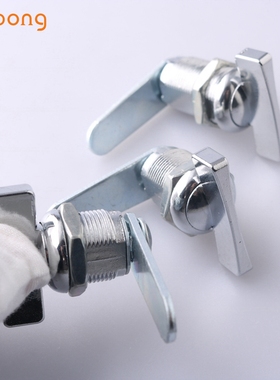 MS403-2配电柜转舌锁小圆柱 把手锁异型锁小把手柜锁 工业柜门锁