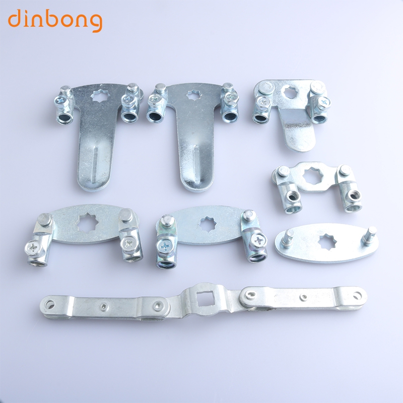 不锈钢888耳朵片480天地连杆锁片三点钢栓308连接件705耳朵型锁片